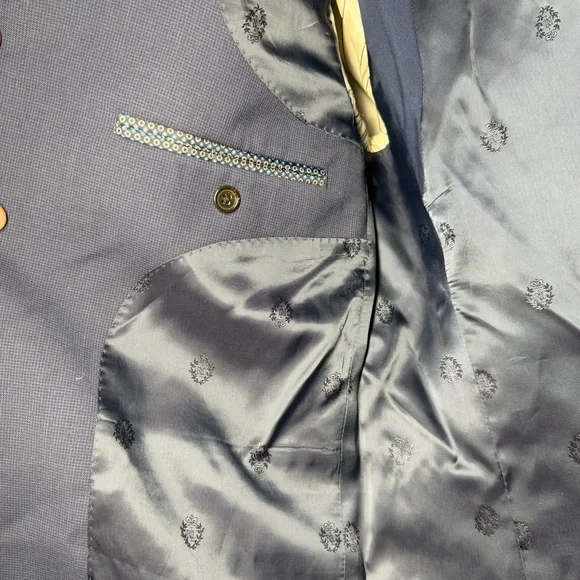 Lauren Ralph Lauren Black Label Wool Blend Navy Blazer 40R - Picture 6 of 9